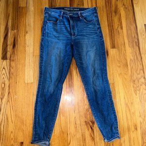 American Eagle Medium Wash Jeggings Size 12